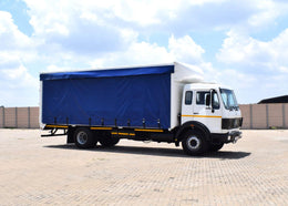 1989 Mercedes-Benz 1417 Curtain Side Truck