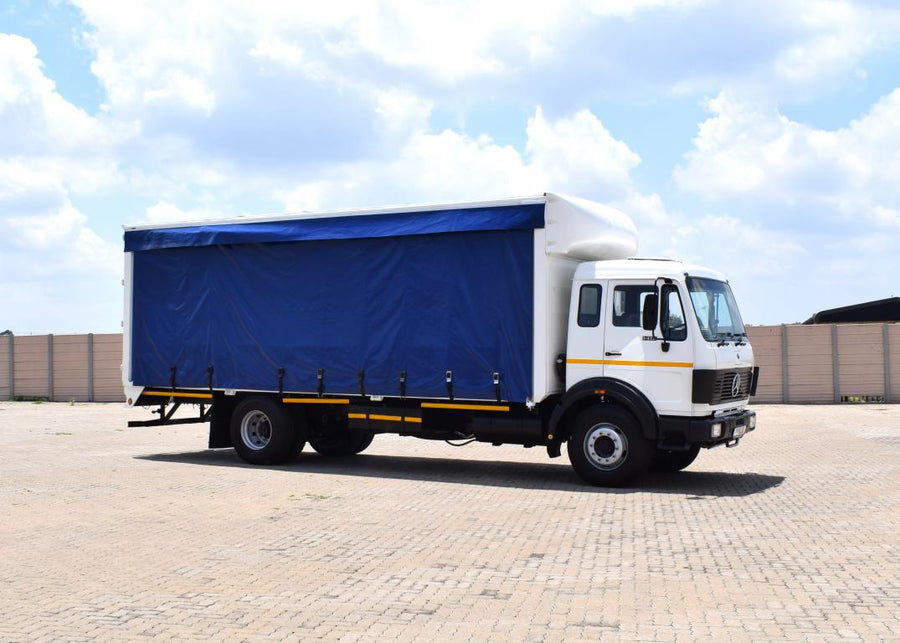 1989 Mercedes-Benz 1417 Curtain Side Truck
