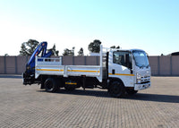 2014 Isuzu NQR 500 DROPSIDE & CRANE TRUCK