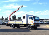 2021 Tata LPT 1216 DROPSIDE & CRANE TRUCK