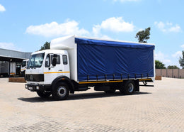 1989 Mercedes-Benz 1417 Curtain Side Truck