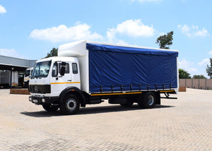 1989 Mercedes-Benz 1417 Curtain Side Truck