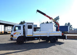 2021 Tata LPT 1216 DROPSIDE & CRANE TRUCK