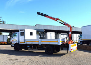 2021 Tata LPT 1216 DROPSIDE & CRANE TRUCK