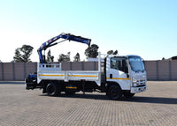 2014 Isuzu NQR 500 DROPSIDE & CRANE TRUCK