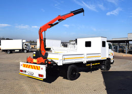 2021 Tata LPT 1216 DROPSIDE & CRANE TRUCK