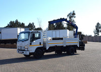 2014 Isuzu NQR 500 DROPSIDE & CRANE TRUCK