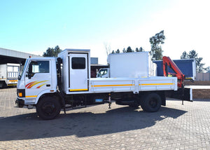 2021 Tata LPT 1216 DROPSIDE & CRANE TRUCK