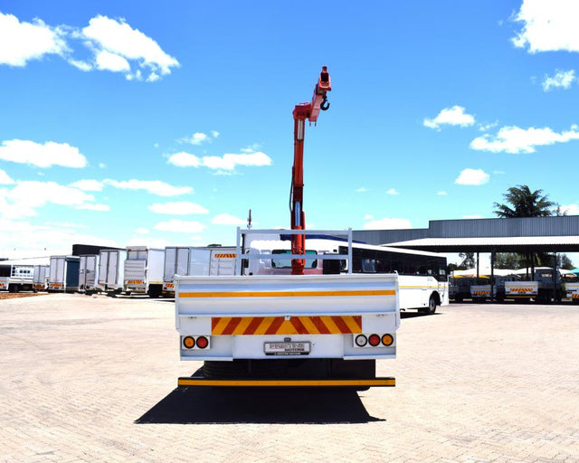 2008 Hino 500 Series 1324 DROPSIDE + CRANE TRUCK