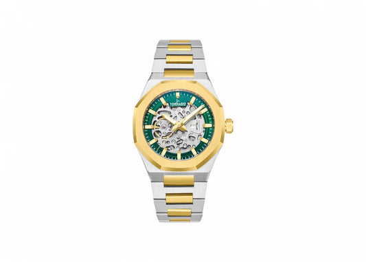 Tornado AUTONOVA Automatic Watch - Olive Green TT Gold - T24303-TBTH