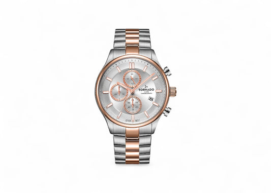 Tornado Casual Classic Chronograph Watch - T6106B-KBKW