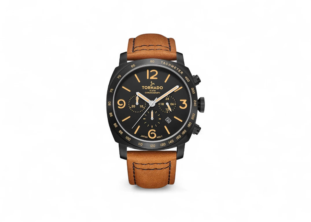 Tornado VINTAGE CLASSIC Chronograph Watch - T9102-BLEB